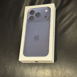 iPhone 17 Pro 1TB, Deep Blue; UNLOCKED, NEW, & IN-HAND, $1800