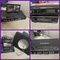 Car Stereo & Amp & Sub Box 