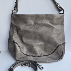 Frye Melissa whipstitch Distressed Leather Hobo shoulder crossbody Bag NWOT