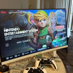 27.5inch Curve Monitor With HDMI System 40000 Games