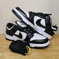 Introducing the Nike Dunk Low Retro 'Panda' White Black DD1391-100 in Men's Size 6.5 - a limited edition sneaker that is perfect for activewear and ca