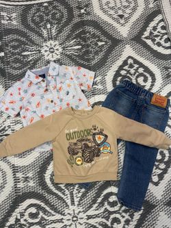 Bear Paw Sweater 12 Months Outfit