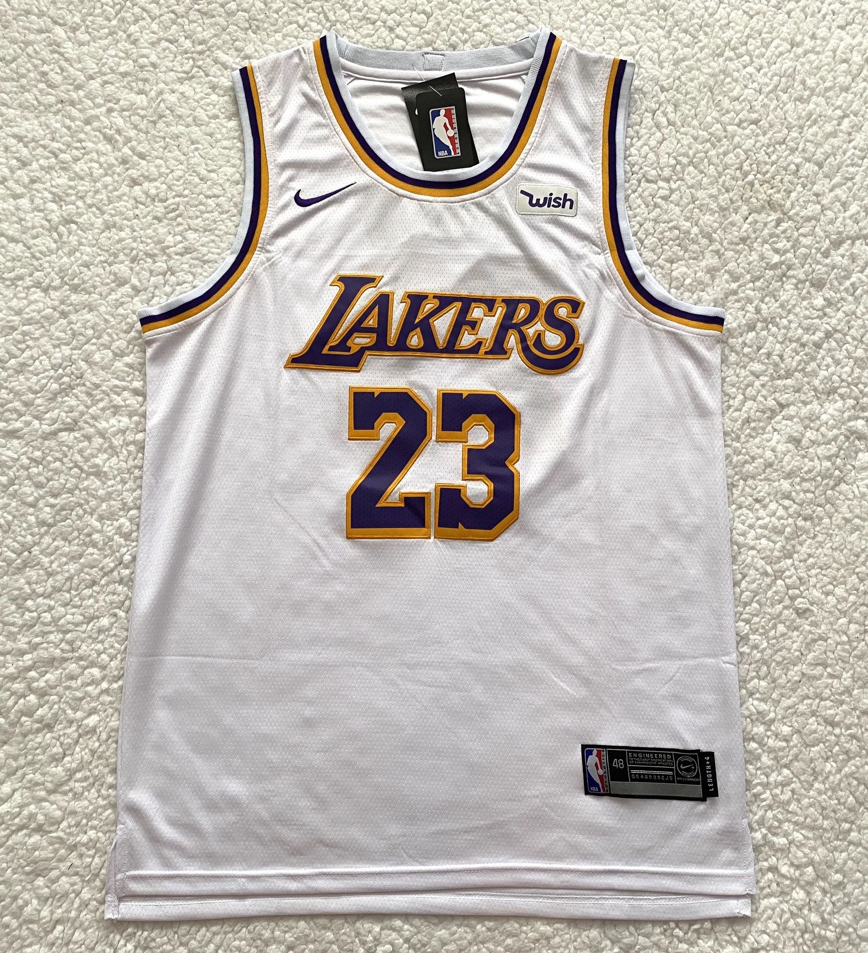 LeBron James Los Angeles Lakers NBA Jersey - Brand New - Men’s - Nike 2019 / 2020 Away White Basketball Jersey - Size M / L / XL