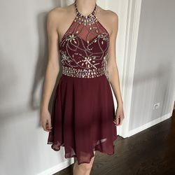 NWT Burgundy Homecoming/Party Dress