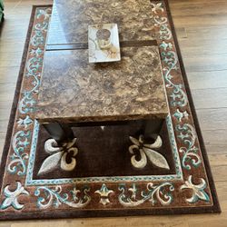Rug And Two Tables 