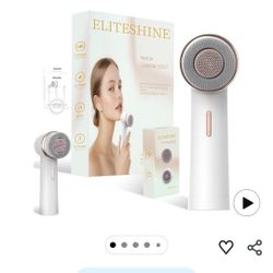 Electric Facial Cleansing Brush with Silicone and Bristle Brushheads,Rechargeable,Face Cleansing Brush, Face Scrubber Against Exfoliator,Face Wash Mac