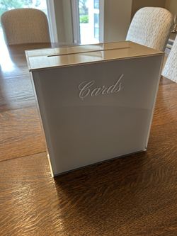 Wedding card drop box