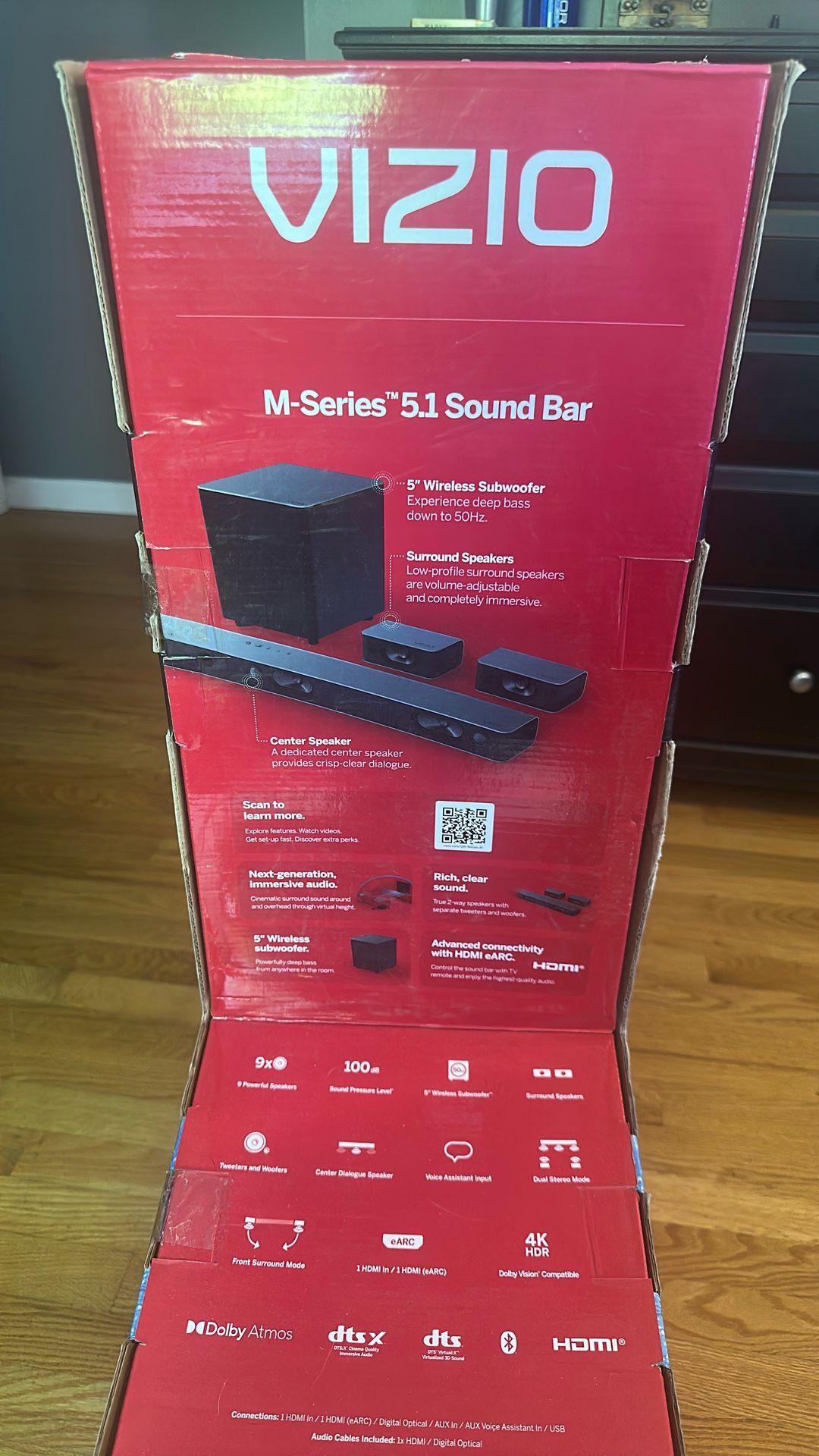 VIZIO M-Series 5.1 Sound Bar Surround Sound System