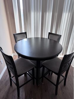 Dining room table and chairs