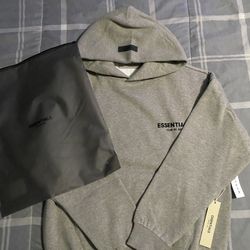 dark oatmeal essential hoodies