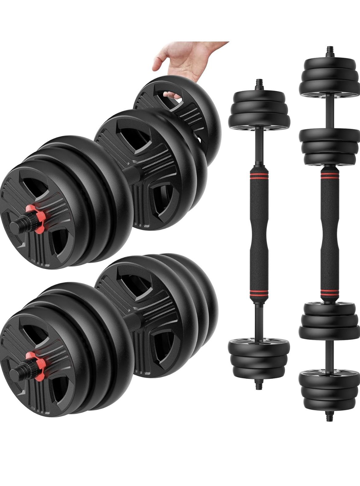 Dumbbell Sets Expandable 80 Pound Everymille Brand