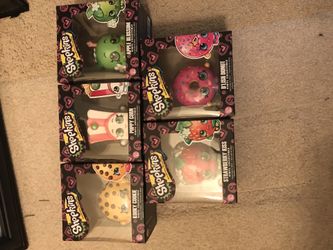 Funko shopkins set of 5 cookie apple popcorn strawberry donut