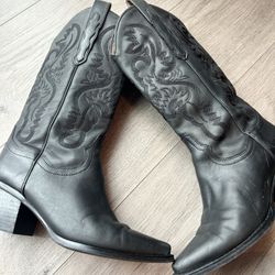 Cowboy Boots Women’s Size 7 Black 