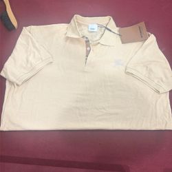 Burberry Shirt 2XL Beige Creme Color 