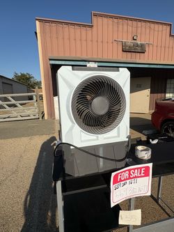 Hessaire portable evaporative cooler (“swamp cooler”)
