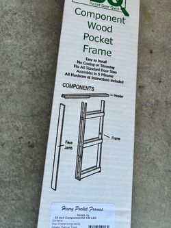 Wood pocket frame
