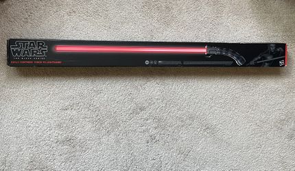 Star Wars Red FX Lightsaber Asajj Ventress Disney Collectible