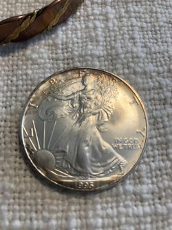 1995 American Silver Eagle .999 silver ounce