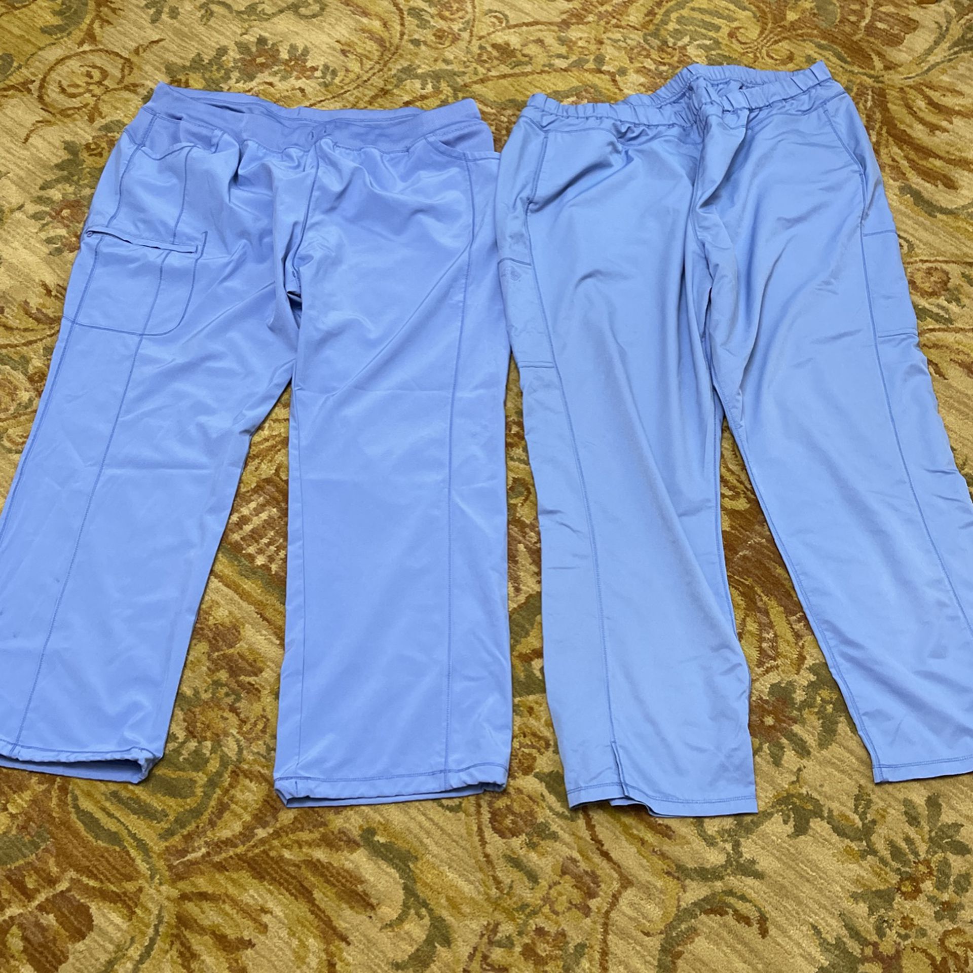 3XL Ceil Blue Scrub Pants 