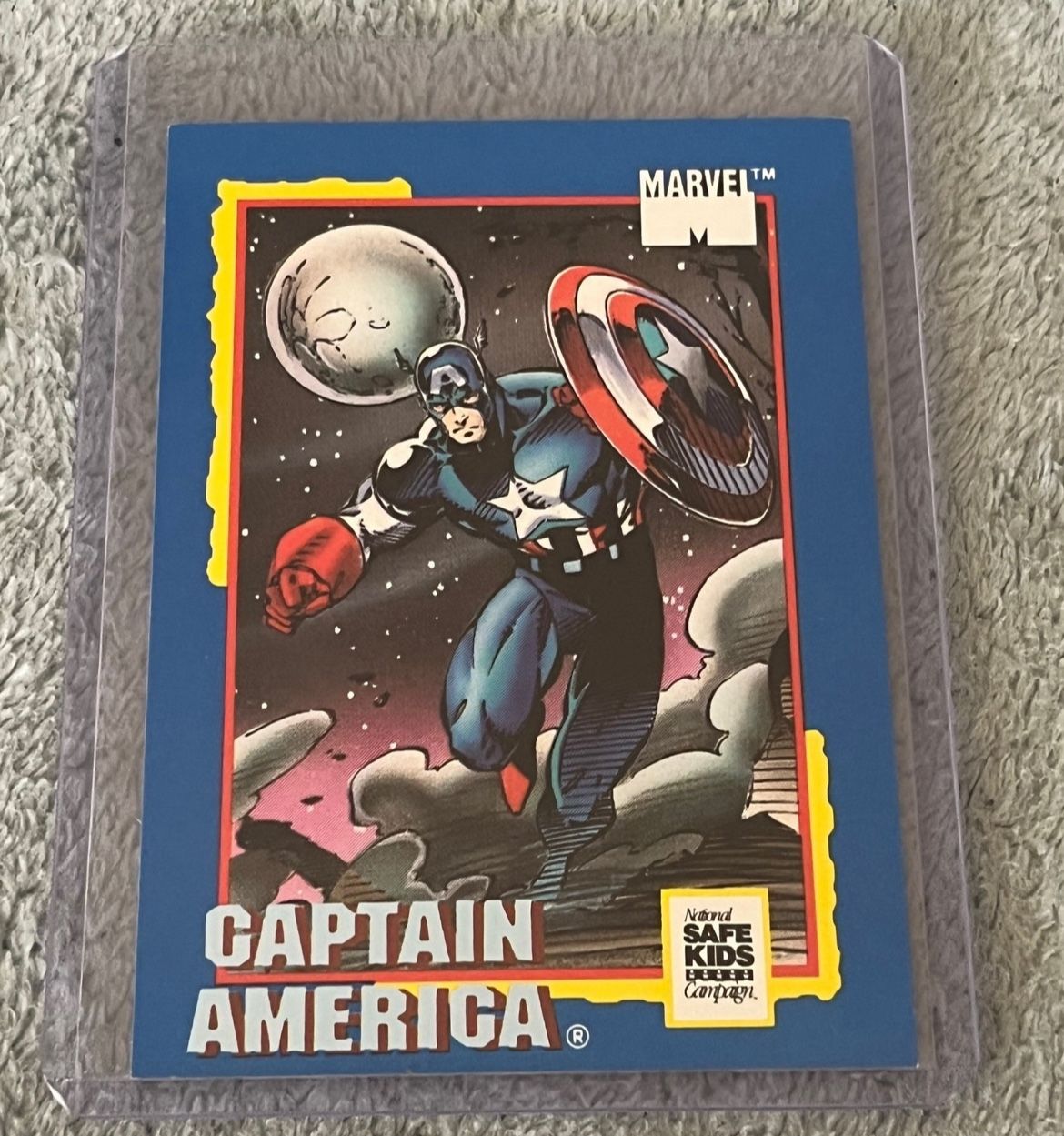 1991 Impel Trading Card Treats - Captain America - MARVEL