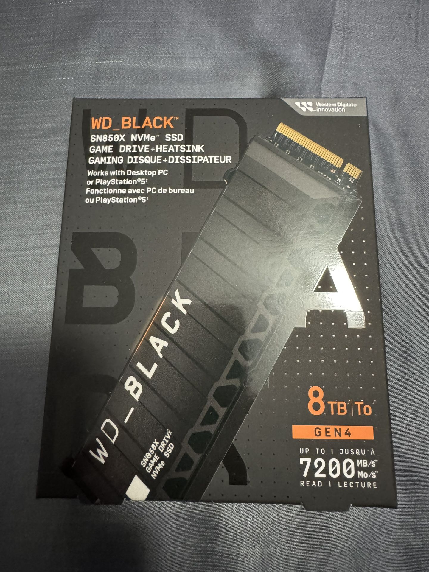 WD_BLACK 8TB SN850P NVMe M.2 SSD