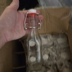 Flip Top Glass Bottles