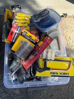 Mixed Hardware and Hand Tool Lot