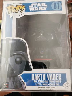 Funko Pop #01 SW Darth Vader. Don't miss out on this.