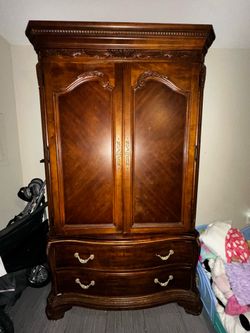Bob Mackie Home by American Drew Solid Wood Armoire/Wardrobe