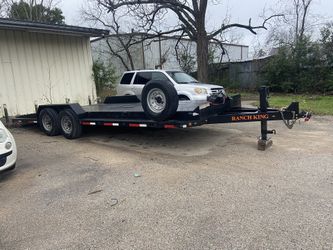 2018 ranch king trailer 22 ft x7 bumper pull