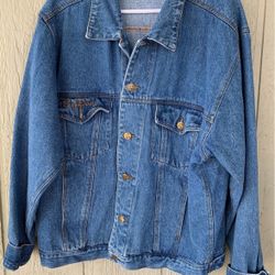 Vintage “BIG DOGS” Denim Jacket (Medium) 