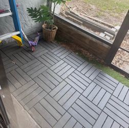 Interlocking Patio Deck Tiles – 88 Pieces (~88 Sq Ft)