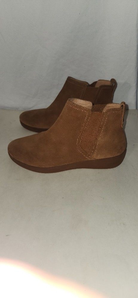 Fitflop Womens Superchelsea Pull On Suede Boot Shoes Size 10