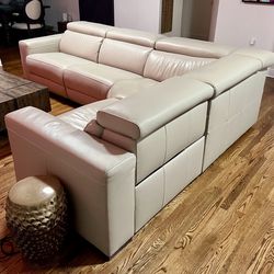 Genuine Leather Recliner Couch 10.6” X 7.6” 
