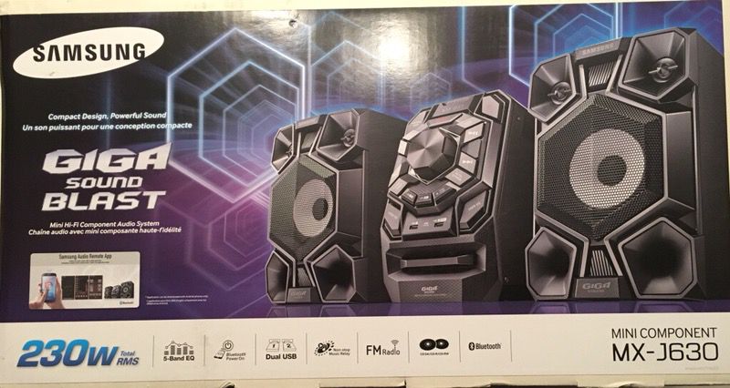 Samsung Giga Sound Blast MX-J630 new in box