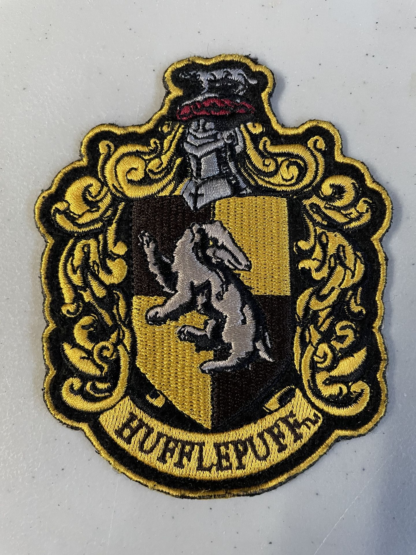 Harry Potter Hufflepuff iron on patch