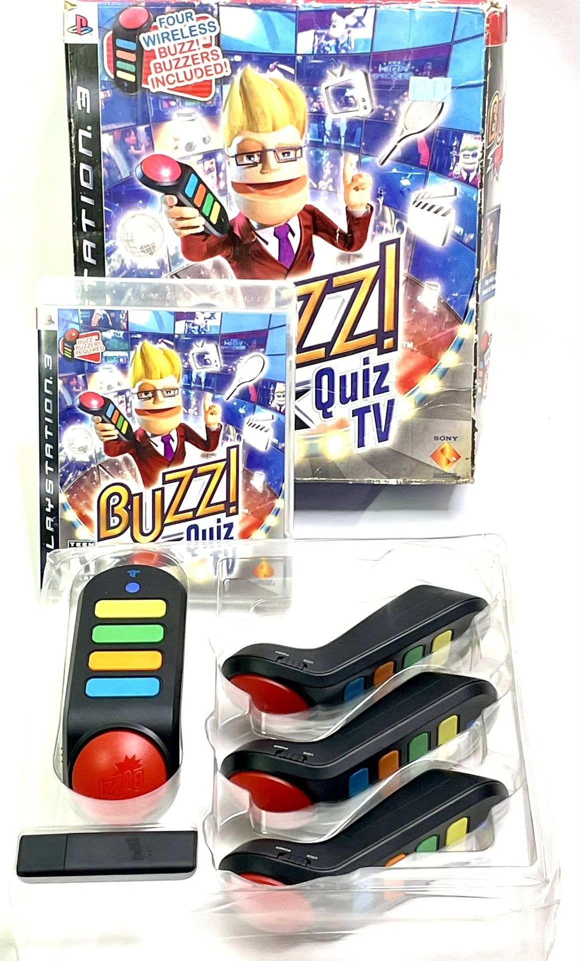 Sony PlayStation 3 Buzz Quiz Tv Game