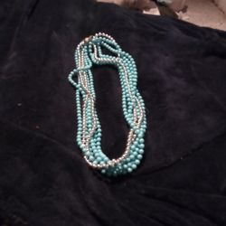 Custom Necklace=7 Lucky=Lines. 12 In Long.