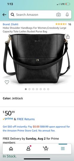 Brand new Hobo Shoulder Handbags For Women,Crossbody Large Capacity Tote Ladies Bucket Purse Bag