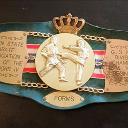 Karate championship belt