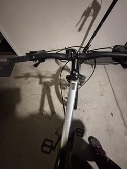 Men's 27.5" AL Comp Mountain Bike Off Road Tires, 21-Speed Bicycle, Silver