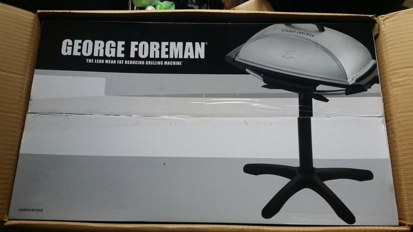 George Foreman outdoor indoor BBQ Grill