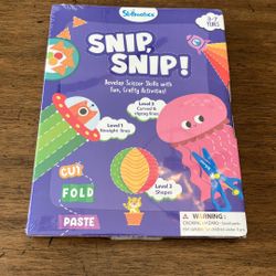 Skillmatics Snip, Snip Kids Craft Kit - New In Box 