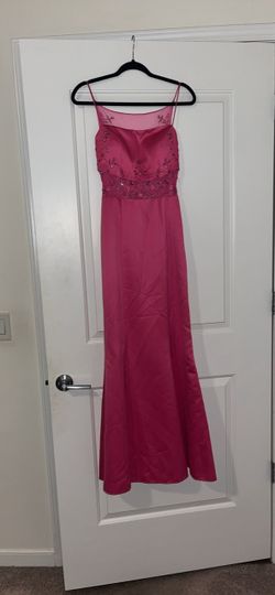Pink Beaded Formal Gown