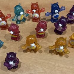 Lot Of 18 Small Care Bear Figures All For $10! Please Read Post Before Messaging 