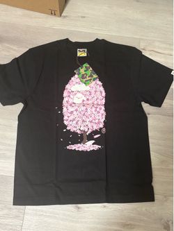 bape pink color t-shirt