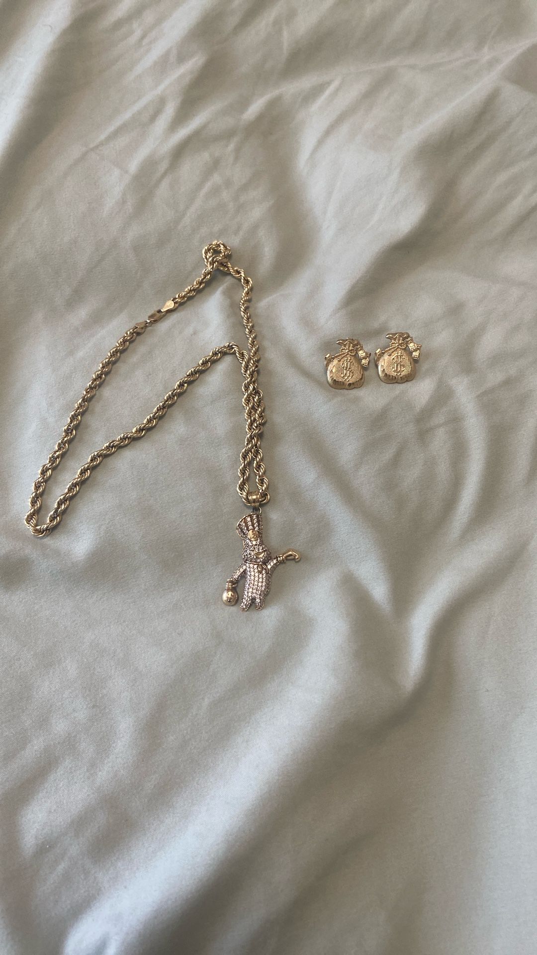 10k Chain 10k Earings 10k Pandent