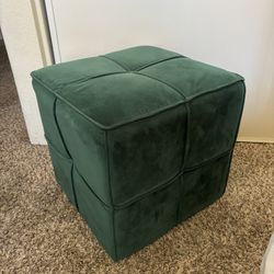 Emerald Green Ottoman 