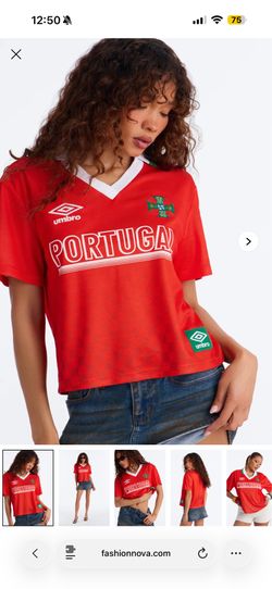Umbro Portugal Athletic Jersey - Red