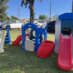 Little tiles Plus Tikes slide 